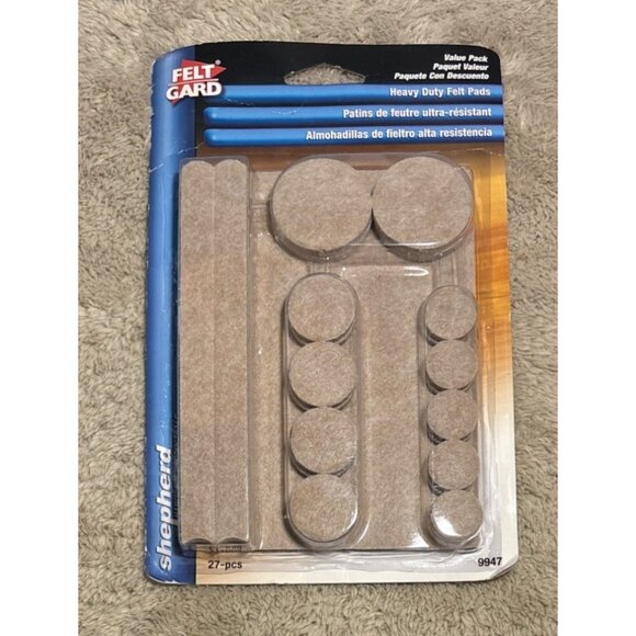 Assorted Furniture Surface Protector Pads Felt Silicone 139 Pieces New - Picture 10 of 11